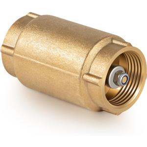 1" No-Lead Brass Check Valve with Backflow Preventer, CVNL100 700 Series, Universal One-Way 1" FNPT 1" FNPT