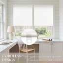 Birch Ivory Cordless Roller Shades Non See Through Blinds 30" W x 72" H