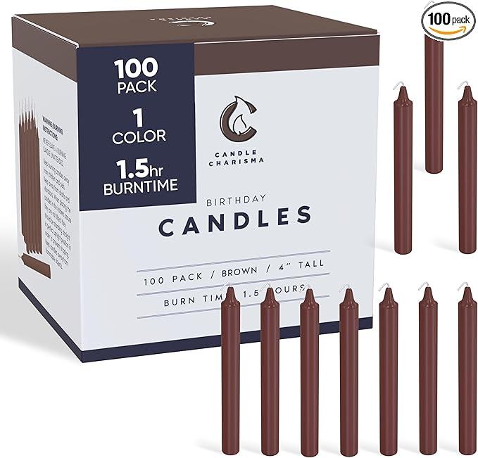 Candle Charisma Citronella Scented Votive Candles - 15 Hour Burn time - Set of 36 for Dinner, Wedding, Halloween and Holiday Decorations