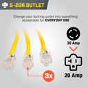 Champion Power Equipment 2 ft. 30A 250V Generator Adapter Cord