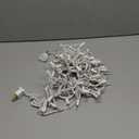 HISHINY Christmas Lights 100 Count Mini Clear Lights 21ft White Wire Christmas Tree String Lights Set for Outdoor Indoor Christmas Decorations Wedding Valentines Day Decor,UL Certified (21feet)