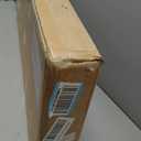 B FSOBEIIALEO Ottoman with Storage for Living Room, Sherpa Folding Storage Ottoman Foot Rest, 43.3 Inches Collapsible Bedroom Bench White