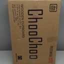 ChooChoo Wood Wall Cabinet with Doors, Medicine Cabinet with Adjustable Shelves Over The Toilet, Hanging Cabinet Wall Mounted for Bathroom, Kitchen, Living Room, Black