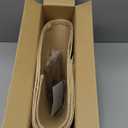 Burlap Empire Lamp Shades Set of 2, 6" Top x 16" Bottom x 10.8" High, Brown Lamp Shades for Table Lamps Floor Lamps, Natural Linen Lampshades Replacement, Spider, Harp Holders Included, Easy Assembly