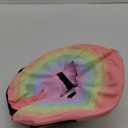 Inflatable Dog Cone Collar Alternative After Surgery, Soft Donut Neck Cone for Beagle Dachshund Medium Dogs, etc, Comfortable Protective E Collar Recovery Cone Not Block Vision (Rainbow)