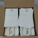 BagDream Gift Bags 100Pcs 5.25x3x8 Small Kraft Paper Gift Bags with Handles Bulk, White Paper Sacks for Wedding Birthday Party favor, Retail, Merchandise, Small Grocery