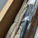 DUMOS 15FT Large Patio Umbrella with Base Included, Heavy Duty Extra Wide Outside Umbrella with 12 Ribbed Bars, Rectangle Outdoor Table Umbrella for Patio, Backyard, Pool, Deck & Garden,Khaki