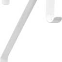 Knape & Vogt RP-0043-WT Adjustable Shelf and Rod Bracket, White