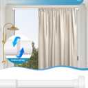White Shower Curtain Rod 34-66 Inches(2.8-5.5ft) Adjustable Shower Rod No Drilling Non-slip Never Rust Shower Tension Rod for Bathroom Bedroom Windows Outdoor Garden