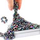 Over 500 Colorful Weak Magnetic Ferrite Stones Desk Fidget Toys for Adults.