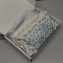 Makeup Bag With LED Mirror, Lightweight Travel Makeup Bag With 3 Color Setting Light Up Mirror Cosmetic Makeup Organizer Vanity Case for Women Beauty Tools Accessories Rechargeable Train Case-Floral