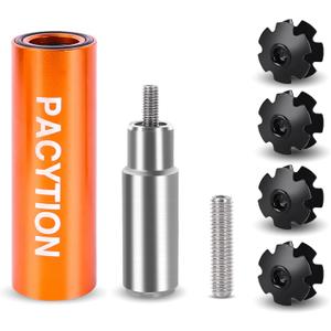 Bike Bicycle Fork Star Nut Setting Tool, MTB Star Nut Tool with 2 Spare Special Screws and 4 Star Nuts , Foundation Star Nut Setter Installation Tool Installer Install Tool (for 1-1/8" Fork Tubes)