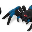 Terra by Battat  Remote Control Tarantula for Kids with LED Eyes  Realistic Spider Toy with Moving Legs, Fast Speed & 360 Spin  Blue RC Animal for Boys & Girls 6+ Years