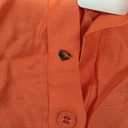 Ekouaer Bathing Suit Cover Up for Women V Neck Button Down Swimsuit Coverup Beach Dress Shirt S-3XL (Small, Orange Red)