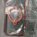 CASEKOO Cosmic Orange Glossy for iPhone 16 Pro Max Case with 360 Spin Magnetic Stand [Fit for Magsafe][16FT Military Protection] Slim Polished Frame Titanium Alloy Sturdy Stand 6.9'', Cosmic Orange