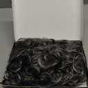 Short Gray Wigs For Women Grey Curly Wig Salt And Pepper Curly Bob Curly Glueless Wig Short Hair Afro Wigs For Black Women Black WigBlack And Gray (1BT89A)