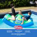 Wahu Inflatable Hot Rocker for 2 People – Durable Pool Float Ride-On with Grip Handles | Fun Inflatable Water Toy for Pool, Lake, Beach | 5.6ft (1.7m) Long | Maximum Weight 242lbs (110kg) | Ages 6+