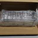 Veken Shower Caddy 6-Pack, Family Choice Award Winner, Large Wall Mounted Shower Rack, Bathroom Shelves Over Toilet, Organizer Storage Accessories with Soap Dish & Toothbrush Holder, Silver