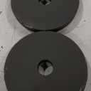 Fitvids Olympic Cast Iron Plate for Strength Training and Weightlifting, Pairs, Sets or Set with Barbell, Multiple Sizes (Deep Edge Vintage)