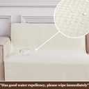 Couch Covers Washable Sofa Covers, Anti-Slip Pet Couch Cover for Dogs Washable, Furniture Protector and Pet Blanket for Couches. (Cream White, 33x52 inch 1pcs)