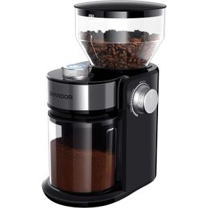 SHARDOR Electric Burr Coffee Grinder 2.0, Adjustable Burr Mill with 16 Precise Grind Setting for 214 Cup, Black