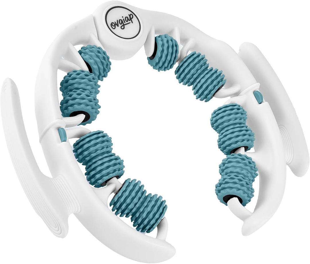 Cellulite Manual Massager for Legs & Thighs - Lymphatic Drainage Tool, Handheld Fascia Blaster for Deep Tissue, Body Sculpting Cellulite Remover(Green)