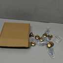 khtumeware 1-1/4" Champagne Bronze Zinc Alloy Cabinet Knobs - Single Hole Center Kitchen Cabinet Pull Hardware for Bedroom. 8 Pack