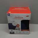 Sunbeam Electric Throw Royal Mink Sherpa Heated Blanket, 4 Heat Settings, 4-Hour Auto Shut-Off, Fast Heating, Luxurious and Ultra Comfy, Night Fog Color, 50" x 60"