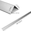 Aluminum Alloy Metal Corner Guards 12Pcs Wall Corner Protector 2" x 2" x 48" Wall Corner Protection Decoration Pack of 12 Corner Guards 20 Ga/1 mm Thickness
