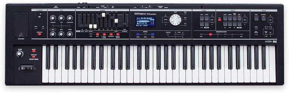 Roland VR-09-B 'V-Combo' | Travel-Ready 61-Note Keyboard with All the Sounds You Need (VR-09-B)
