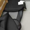 Snailax Shiatsu Back Massager with Heat Massage Chair Pad Kneading Back Massager for Pain Relief Deep Tissue Chair Massage Pad for Office Home (Light Gray)