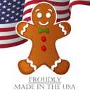 7 x Rogue River Tactical Gingerbread Man Merry Christmas Classic Yard Sign for Home Decor and Lawn Decoration With Stakes - Happy Holidays, XMAS, Santa Claus
