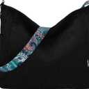 Chase Chic Corduroy Tote Bag for Women, Large Messenger Bag Crossbody Hobo Bag Convertible Shoulder Handbag for Work (Black)