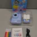 Kids Camera Instant Print, 3.0" HD 32MP Birthday Gifts for 3-12 Year Old Girls Boys, 1080P Digital Camera for Toddler Children, Portable Toy with 32GB SD Card-Blue