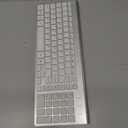 Wireless Keyboard Mouse, JOYACCES 2.4G Compact and Ultra Slim Wireless Keyboard and Mouse for Windows, Computer, Desktop, PC, Laptop-Sliver