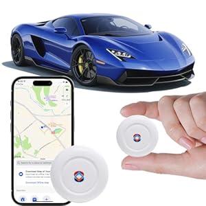 2025 GPS Tracker for Vehicles, Cars & Kids–Real-Time Tracking with Worldwide Coverage | No Monthly Fee & No SIM Needed | IP67 Waterproof | Long Battery Life | Compatible with iPhone & Android