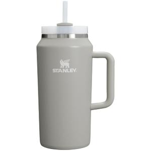Stanley Quencher H2.0 Tumbler with Handle & Straw 64 oz | Flowstate 3-Position Lid | Large Capacity for Travel & Sports | Insulated Stainless Steel Cup | BPA-Free | Ash