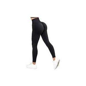 SUUKSESS Women Scrunch Butt Lifting Seamless Leggings Booty High Waisted Workout Yoga Pants