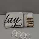 Famiffty Rustic Daisy Vintage Country Flower Shower Curtain 60Wx72L Inch Farmhouse Butterfly Brown Floral Wooden Plank Inspirational Cottage Style Bathroom Decor Waterproof Fabric 12 Plastic Hooks