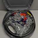 Snow Chains for Pickup Trucks & SUVs Off-road, Heavy Duty Quick Fit & Easy Installation Snow Tire Chains, Portable Reusable Emergency Tire Traction Chain, Set of 2 (HP2335)