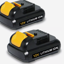 Aeboren Lithium-Ion Power Tool Battery 3.0Ah, 12V Max 10.8v DEL1803, Black