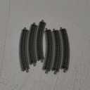 Bachmann Trains - Snap-Fit E-Z TRACK 22 RADIUS CURVED TRACK (4/card) - NICKEL SILVER Rail With Gray Roadbed - HO Scale