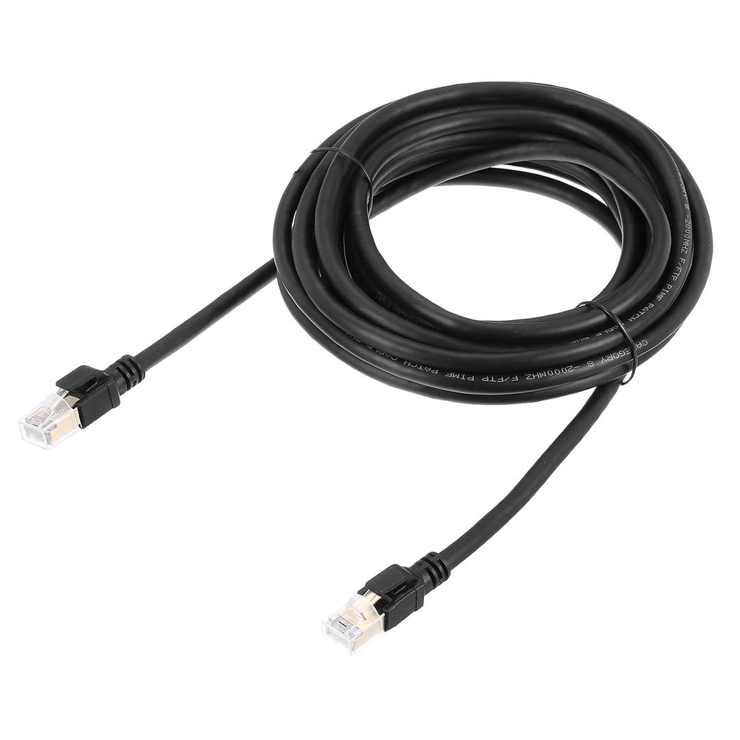 MECCANIXITY Cat 8 Ethernet Cable 16ft, 26AWG 40Gbps 2000Mhz High Speed Cat8 LAN Network Patch Cord with Gold Plated RJ45 Connector for Gaming, Router, Modem, PC