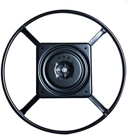 Yoogu Heavy Duty 24" Recliner Chair Sofa Furniture Ring Swivel Base Replacement with 10 Inch Plate (24 inch)