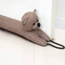 Marwood Under Door Draft Stopper Decorative Wind Stopper 48 inch for Door & Window, Weighted Animal Air Draft Stopper Snake Noise Blocker for Bottom of Door with Hanging Loops - Bear
