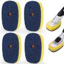 Sponge Brush Refills for OXO Soap Dispensing Dish Brush - 4 Pack Dish Cleaning Soap Dispensing Head Replacement for Scrubber