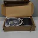 Roman Bathtub Faucet Set with Sprayer 5 Hole Waterfall Bathroom Tub Faucet Set Widespread Tub Filler Faucet Deck Mounted Bathtub Faucet Set with Valves, Matte Black