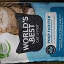 WORLD'S BEST CAT LITTER Poop Fighter Maximum Odor Defense, 32-Pounds - Natural Ingredients, Quick Clumping, Flushable, 99% Dust Free & Made in USA - Long-Lasting Odor Control & Easy Scooping