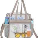 Clear Bag for Stadium Events 12×6×12 Clear Tote Bag for Concert,Sport,Festival