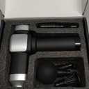 Deep Tissue Massage Gun, Portable Percussion Electric Muscle Massager for Pain Relief, Handheld Massagers with 30 Speeds & 6 Attachments for Back and Neck, Gifts for Men Women (Black)